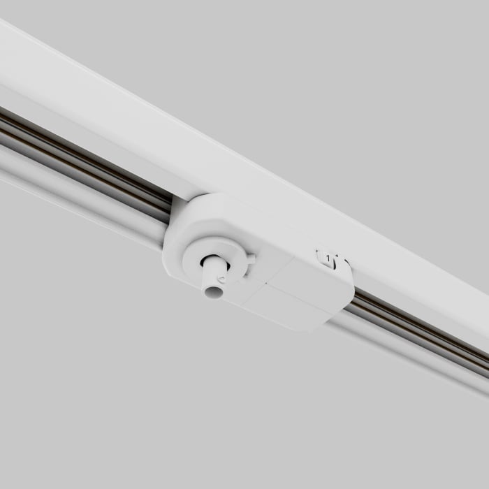 Componente sub tensiune pentru sisteme de iluminat Accesorii pentru șine Trinity Alb Plastic -W MAYTONI TRA005-3-A-W [4]