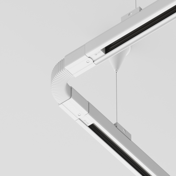 Componente sub tensiune pentru sisteme de iluminat Accesorii pentru șine Trinity, Plastic Alb, Maytoni TRA005CF-31W [4]