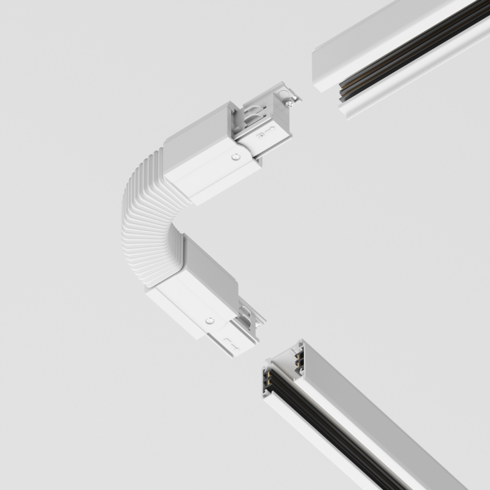 Componente sub tensiune pentru sisteme de iluminat Accesorii pentru șine Trinity, Plastic Alb, Maytoni TRA005CF-31W [5]