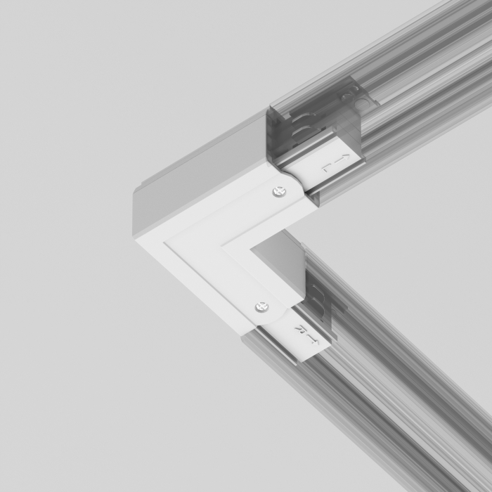 Componente sub tensiune pentru sisteme de iluminat Accesorii pentru șine Trinity, Plastic Alb, Maytoni TRA005CL-31W-L [2]