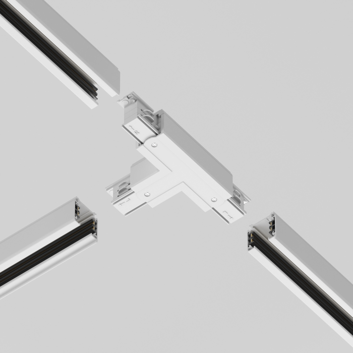 Componente sub tensiune pentru sisteme de iluminat Accesorii pentru șine Trinity, Plastic Alb, Maytoni TRA005CT-31W-L [5]