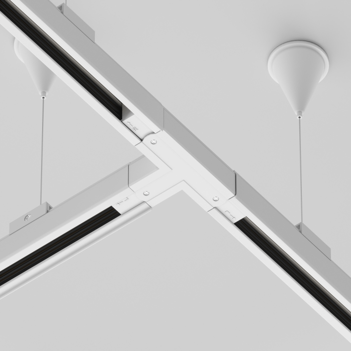 Componente sub tensiune pentru sisteme de iluminat Accesorii pentru șine Trinity, Plastic Alb, Maytoni TRA005CT-31W-L [4]