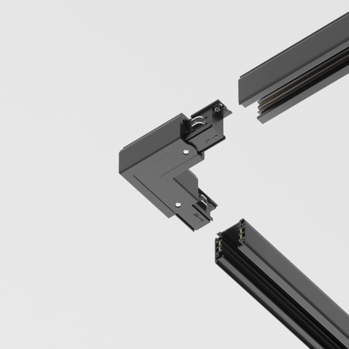 Componente sub tensiune pentru sisteme de iluminat Accesorii pentru șine Trinity, Plastic Negru, Maytoni TRA005CL-31B-L [6]