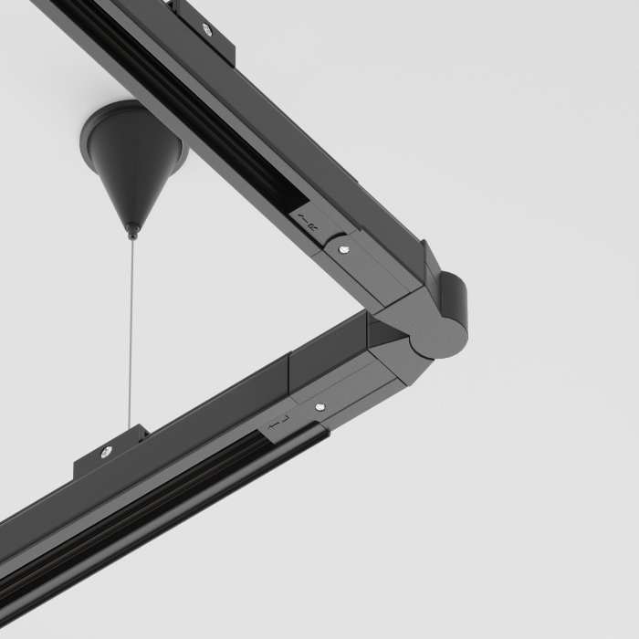 Componente sub tensiune pentru sisteme de iluminat Accesorii pentru șine Trinity, Plastic Negru, Maytoni TRA005CS-31B [4]