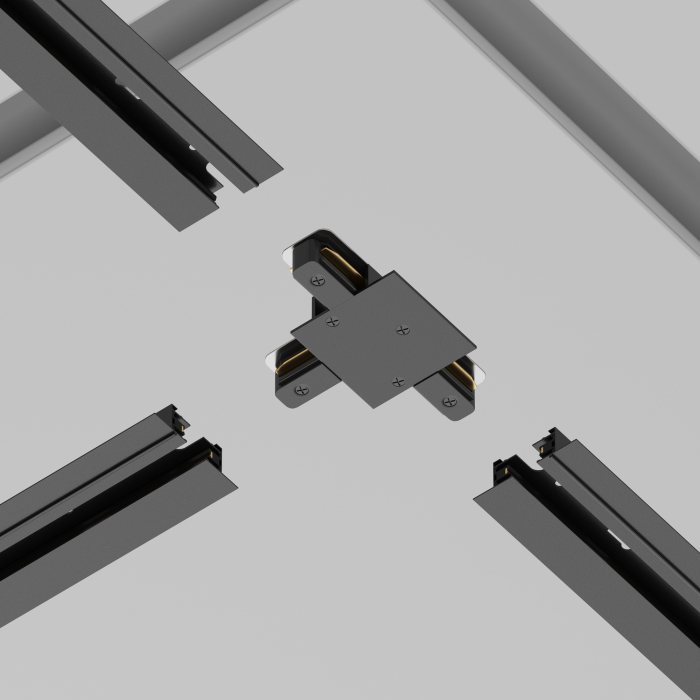 Componente sub tensiune pentru sisteme de iluminat Accesorii pentru șine Unity, Aluminiu Negru, Maytoni TRA002CT-11B [5]