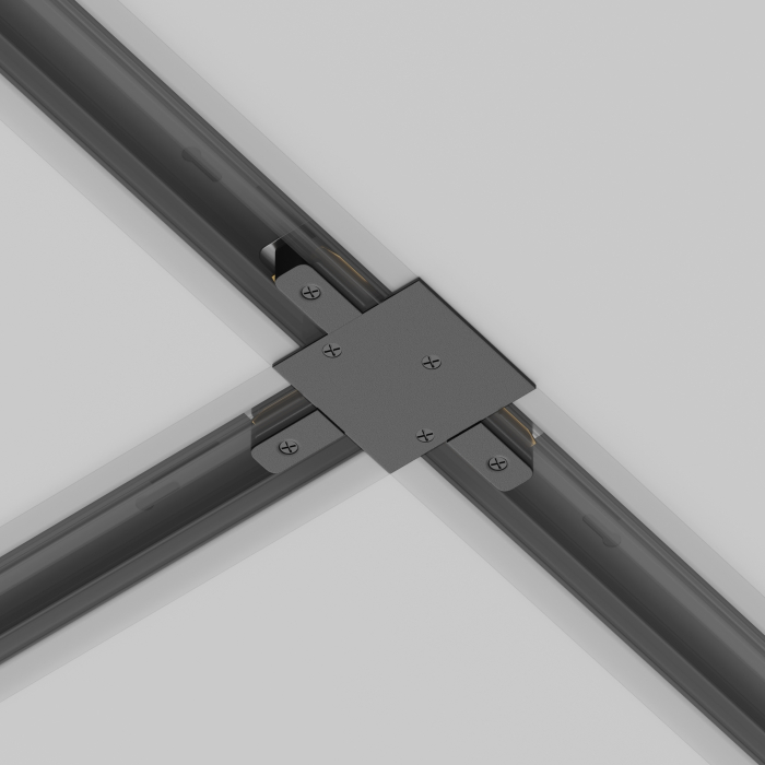 Componente sub tensiune pentru sisteme de iluminat Accesorii pentru șine Unity, Aluminiu Negru, Maytoni TRA002CT-11B [2]