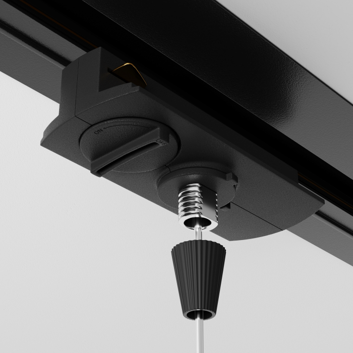 Componente sub tensiune pentru sisteme de iluminat Accesorii pentru șine Unity, Plastic Negru, Maytoni TRA011-1-A-B [5]