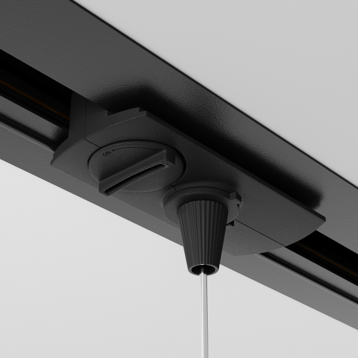 Componente sub tensiune pentru sisteme de iluminat Accesorii pentru șine Unity, Plastic Negru, Maytoni TRA011-1-A-B [4]