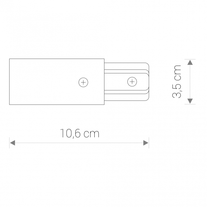 Conector  PROFILE POWER END CAP 9463 Nowodvorski [3]