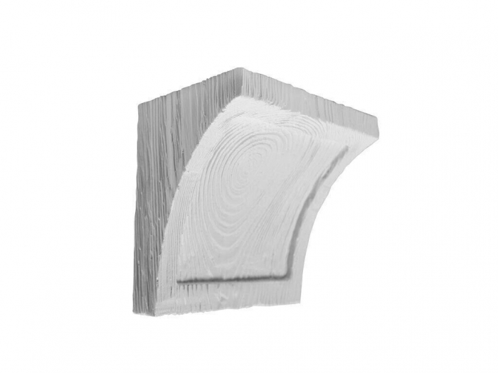 Consola decorativa din poliuretan, alb, modern, ED025W - 19x13x18 cm [1]