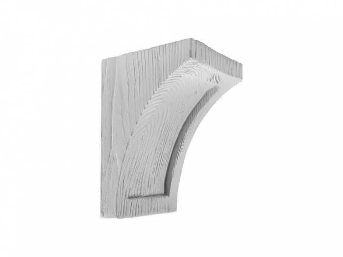Consola decorativa din poliuretan, alb, modern, ED026W - 12x12x18 cm [1]