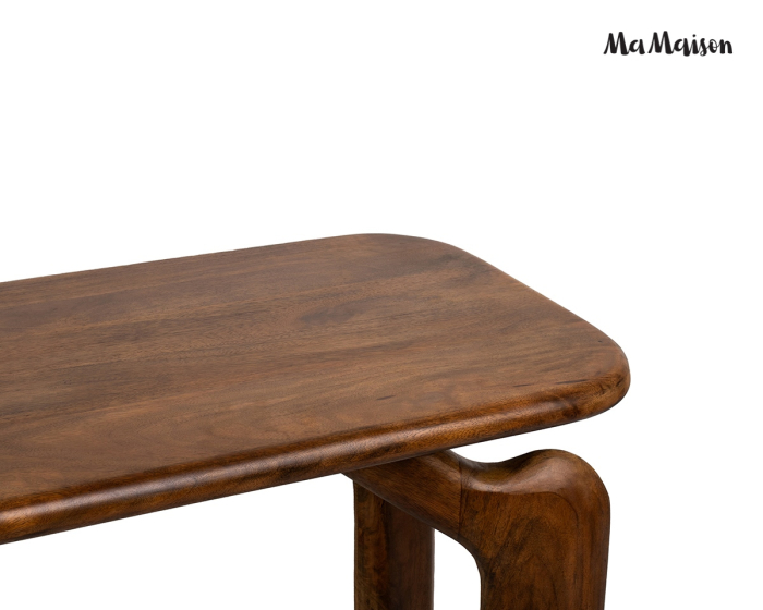 Consolă Orizon 120x45x75 cm, Lemn Mango Maro - MaMaison [2]