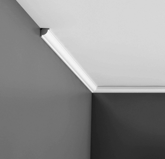 Cornisa decorativa din polimer rigid C2 - 2.2x2.2x200 cm [3]
