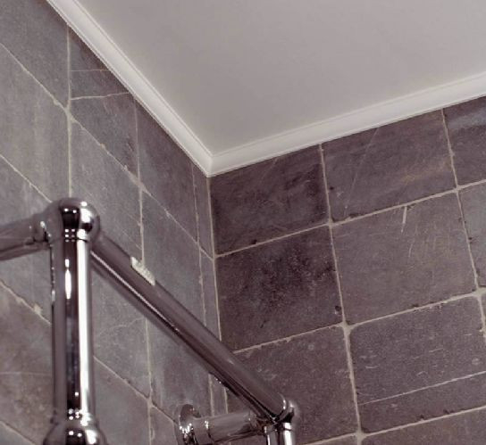 Cornisa decorativa din polimer rigid C2 - 2.2x2.2x200 cm [2]