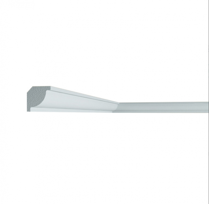Cornisa decorativa din polimer rigid C2 - 2.2x2.2x200 cm [4]