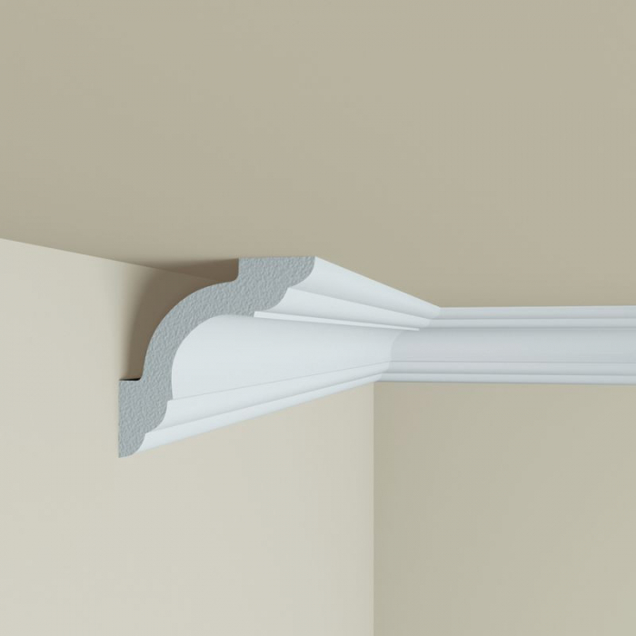 Cornisa decorativa din polimer rigid C9 - 5x5x200 cm [1]