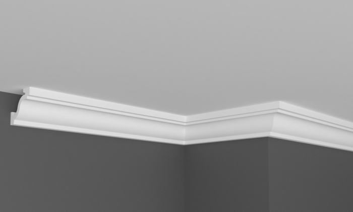 Cornisa decorativa din polimer rigid KH913 - 3x3.5x200 cm [1]