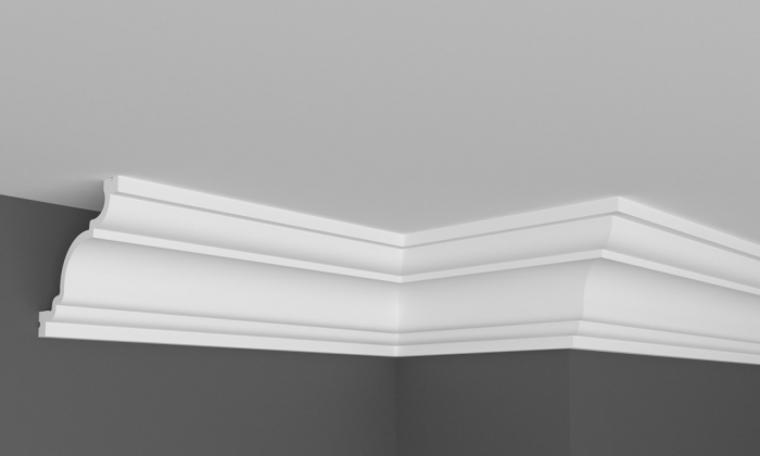 Cornisa decorativa din polimer rigid KH918 - 6.5x7x200 cm [1]