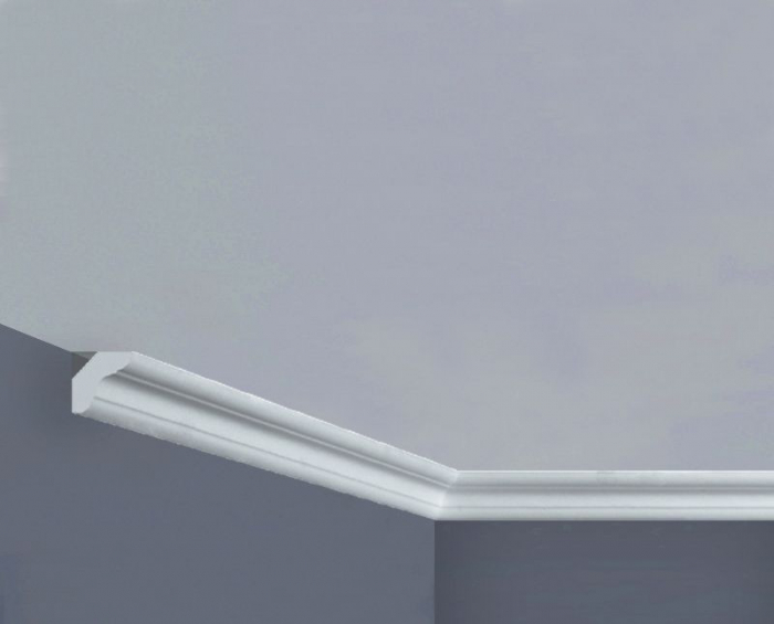 Cornisa decorativa din polistiren dens extrudat SC3 - 3.7x3.7x200 cm [1]