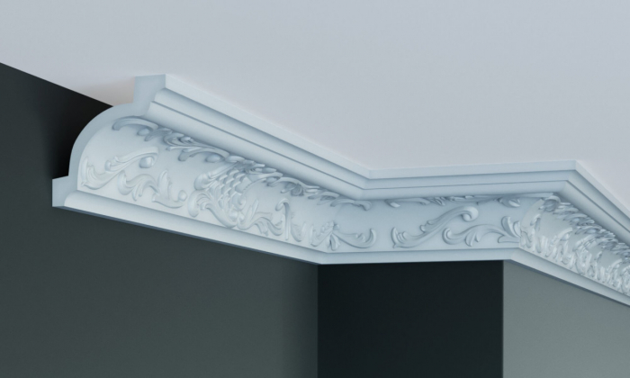 Cornisa decorativa din poliuretan C731 - 9.2x9.2x200 cm [1]