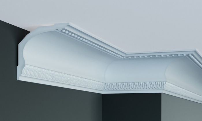 Cornisa decorativa din poliuretan C732 - 12.6x12.6x200 cm [1]