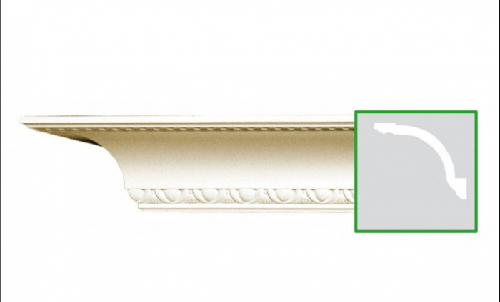 Cornisa decorativa din poliuretan C746 - 10.8x13.7x200 cm [3]