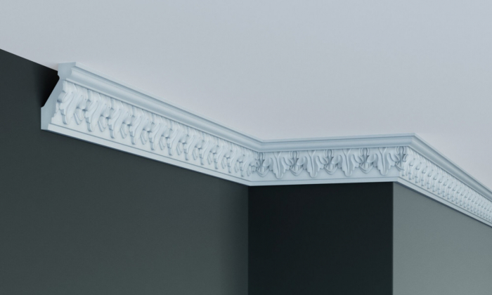 Cornisa decorativa din poliuretan C747 - 6.4x3x200 cm [1]