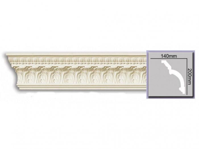 Cornisa decorativa din poliuretan C926 - 19.5x14x200 cm [2]