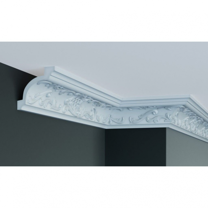 Cornisa decorativa din poliuretan Flexibil C731F - 9.2x9.2x200 cm [1]