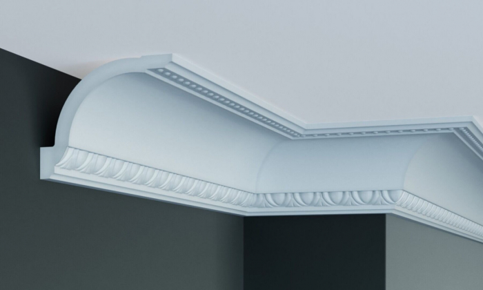 Cornisa decorativa din poliuretan Flexibil C746F - 10.8x13.7x200 cm [1]