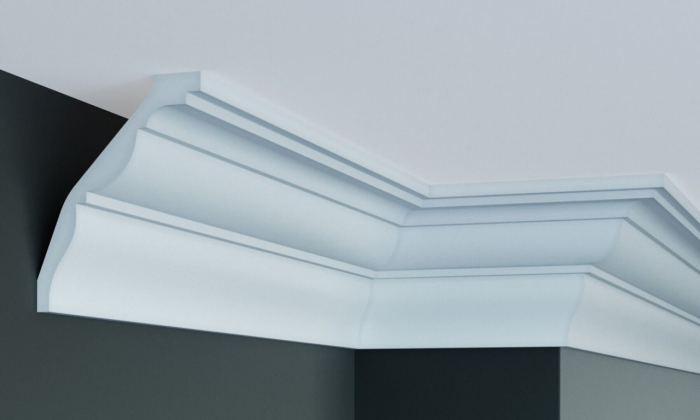 Cornisa decorativa din poliuretan Flexibil P804F - 14.2x11.2x200 cm [1]