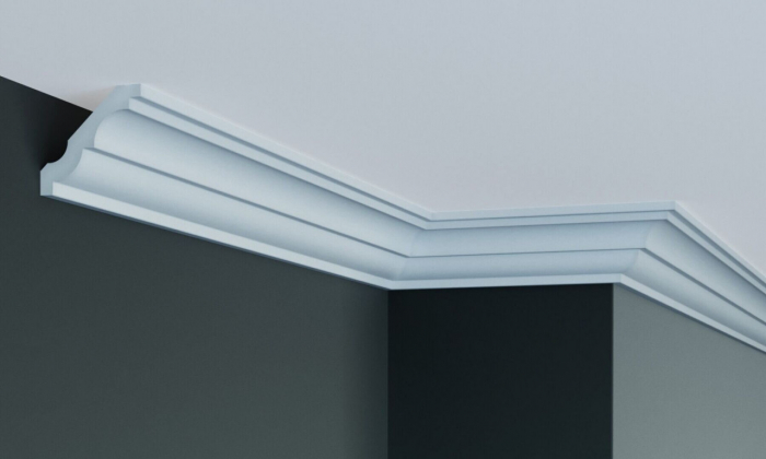 Cornisa decorativa din poliuretan Flexibil P809F - 6.4x6x200 cm [1]