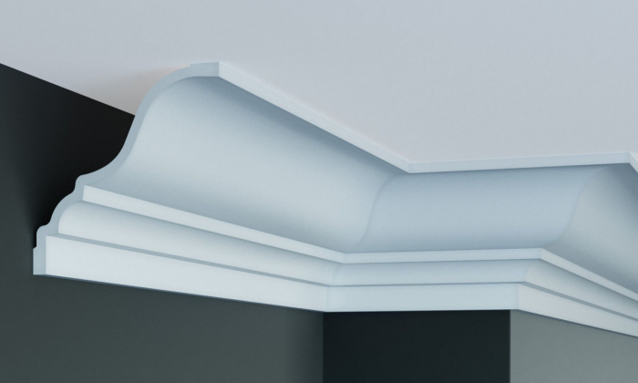 Cornisa decorativa din poliuretan Flexibil P811F - 14x13.7x200 cm [1]