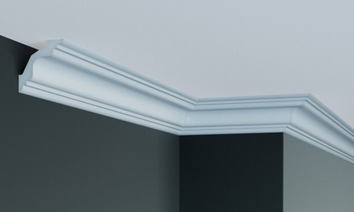 Cornisa decorativa din poliuretan Flexibil P814F - 6.7x6.3x200 cm [2]