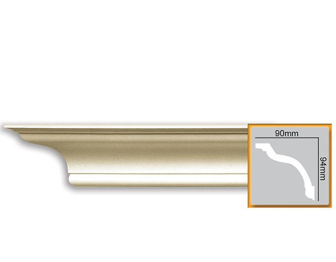 Cornisa decorativa din poliuretan Flexibil P816F - 9x9.4x200 cm [1]