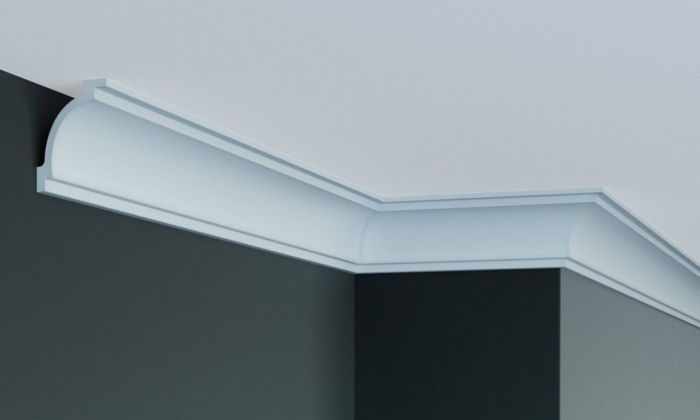 Cornisa decorativa din poliuretan Flexibil P821F - 7x5x200 cm [2]