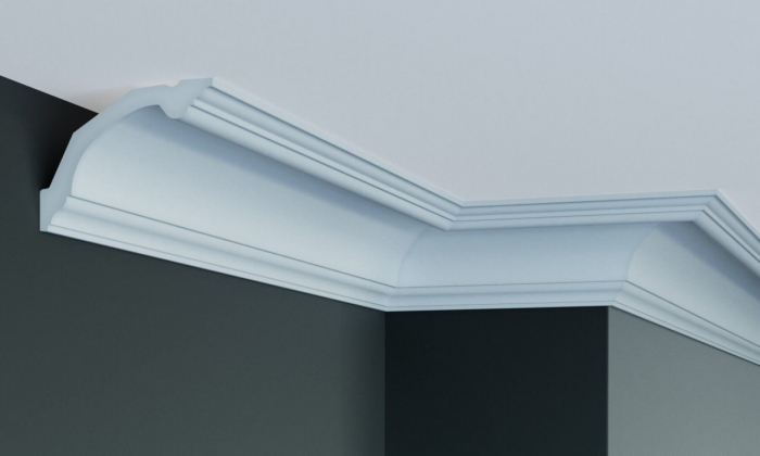 Cornisa decorativa din poliuretan Flexibil P832F - 11.4x7.8x200 cm [2]
