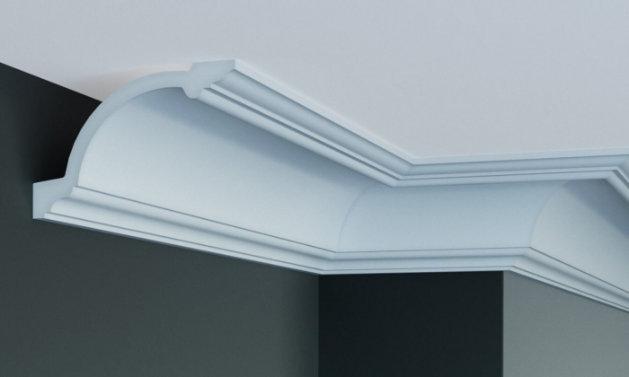 Cornisa decorativa din poliuretan Flexibil P833F - 10.2x15.5x200 cm [2]