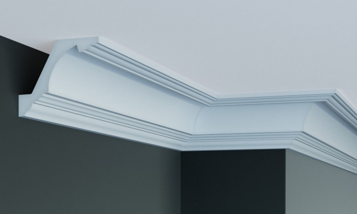 Cornisa decorativa din poliuretan Flexibil P838F - 11x9x200 cm [1]