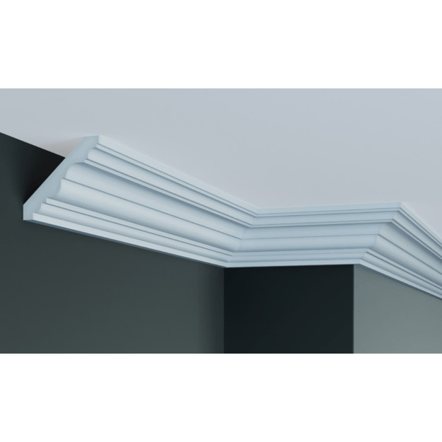 Cornisa decorativa din poliuretan Flexibil P902F - 4.6x4.6x200 cm [5]