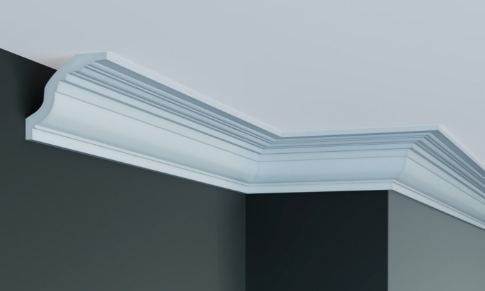 Cornisa decorativa din poliuretan Flexibil P905EF - 8.1x8x200 cm [1]