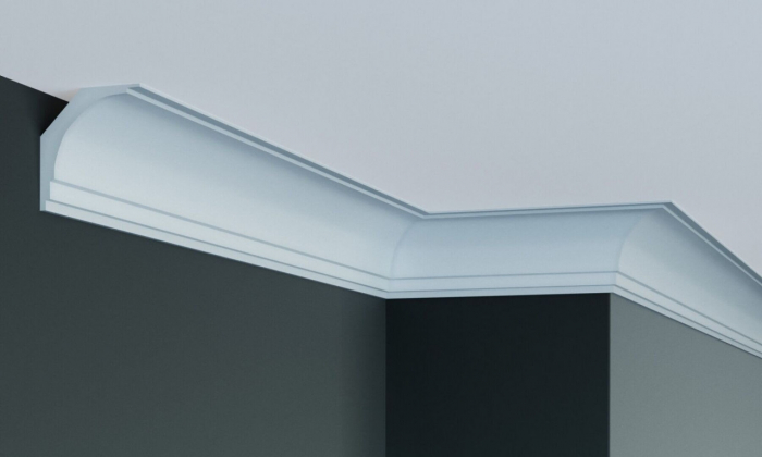 Cornisa decorativa din poliuretan Flexibil P907F - 12x11x200 cm [1]