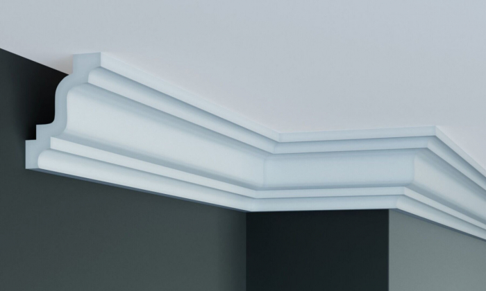 Cornisa decorativa din poliuretan Flexibil P927F - 10.2x7.6x200 cm [1]