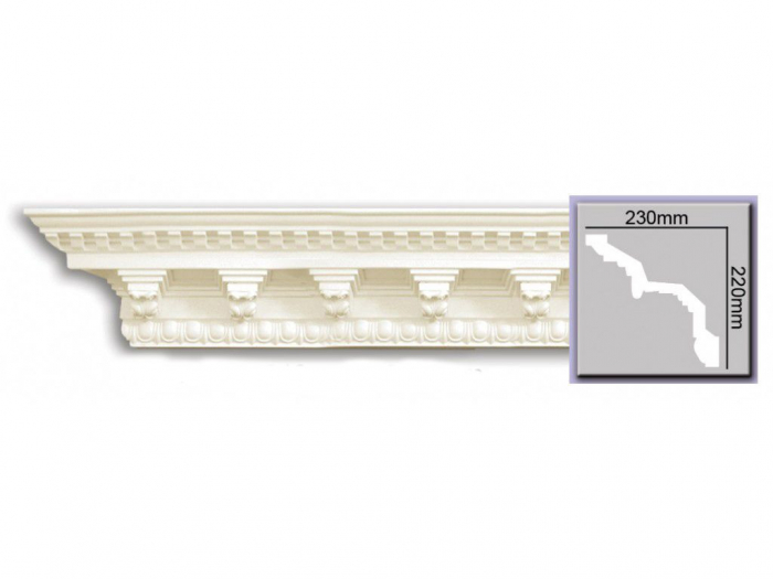 Cornisa decorativa din poliuretan K131 - 22x23x244 cm [1]