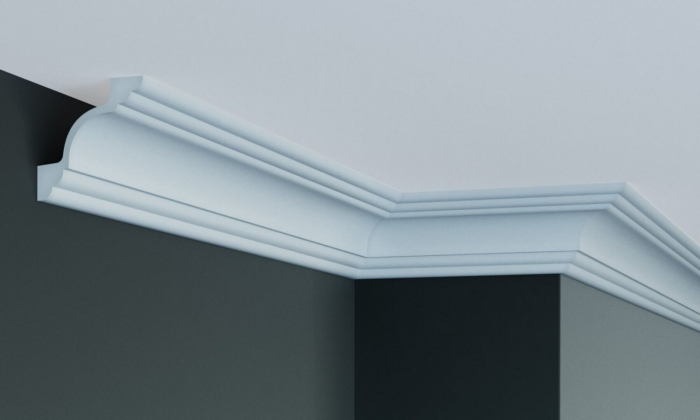 Cornisa decorativa din poliuretan P801 - 7.4x7.4x200 cm [1]