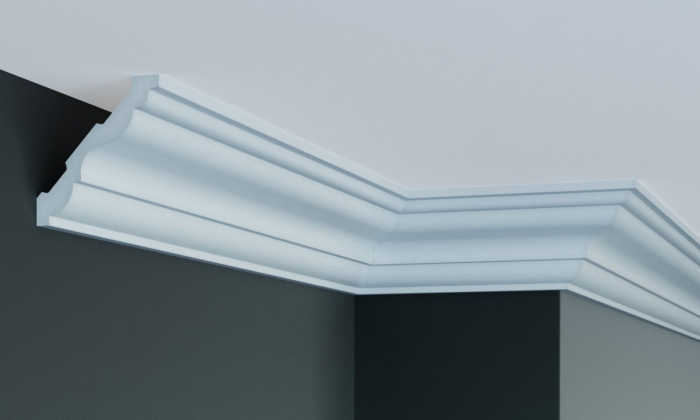 Cornisa decorativa din poliuretan P828 - 8.7x8.7x200 cm [2]