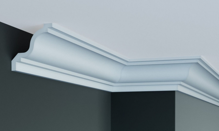 Cornisa decorativa din poliuretan P855 - 9.1x9.1x200 cm [2]