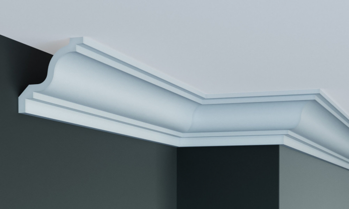 Cornisa decorativa din poliuretan P855 - 9.1x9.1x200 cm [1]