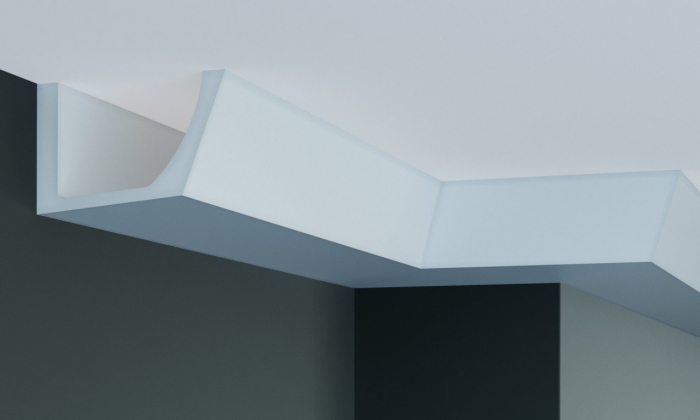 Cornisa decorativa din poliuretan P885 - 13x8.3x200 cm [4]