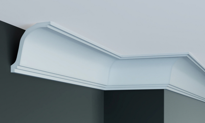 Cornisa decorativa din poliuretan P910 - 10.5x8.7x200 cm [1]